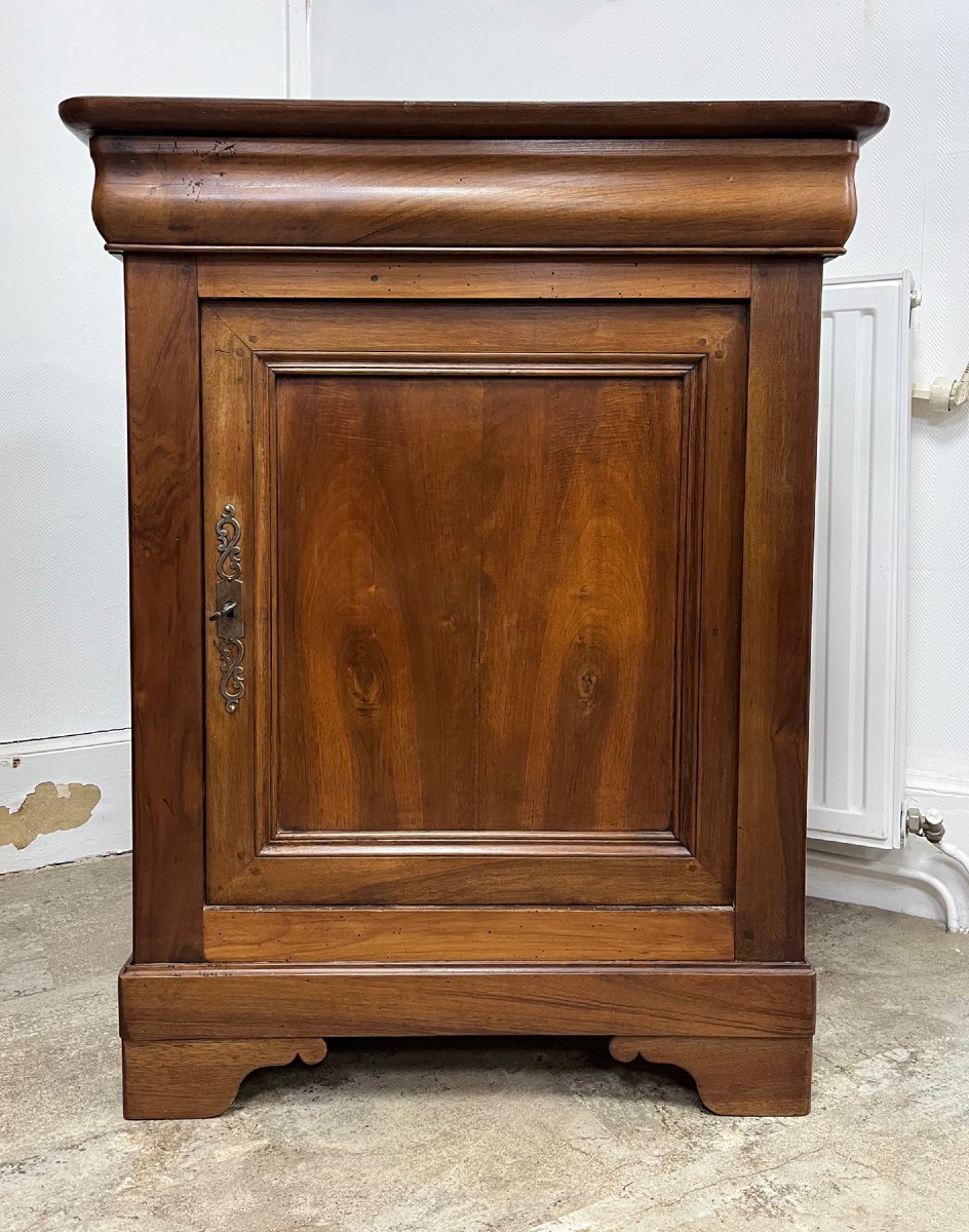 Small Louis Philippe Jam Jar In Walnut-photo-4