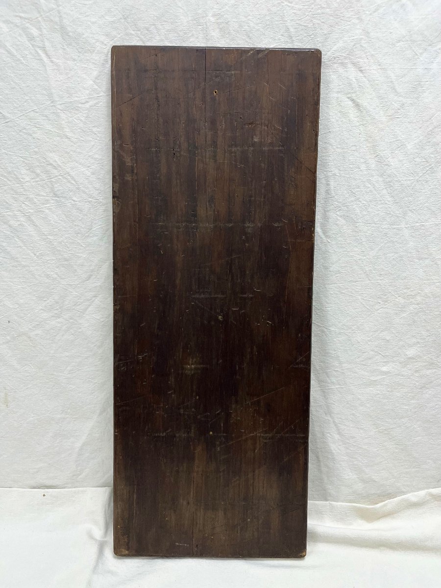 Grand et ancien moule a SPECULOOS en bois d'epoque 19eme 75 cm-photo-3