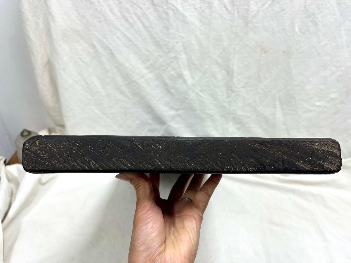 Grand et ancien moule a SPECULOOS en bois d'epoque 19eme 75 cm-photo-4