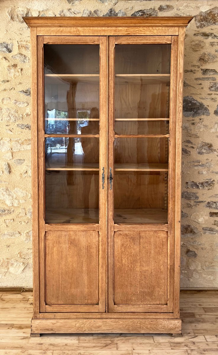 Solid Oak Bookcase-photo-2
