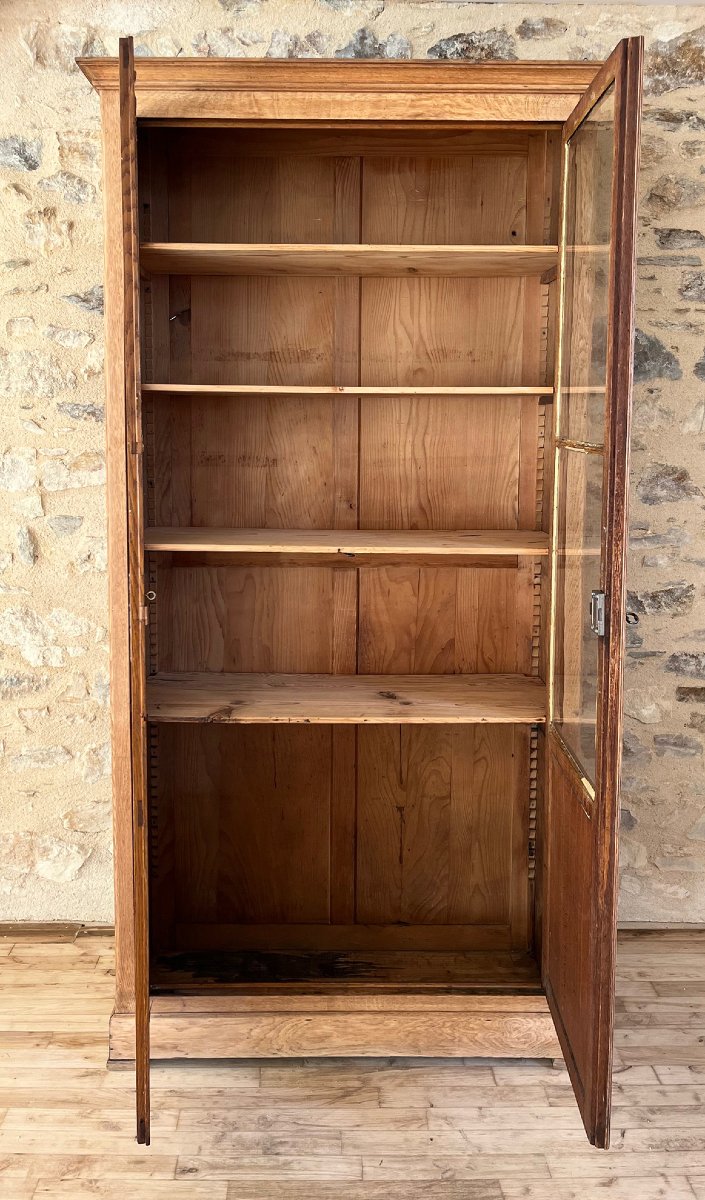 Solid Oak Bookcase-photo-2