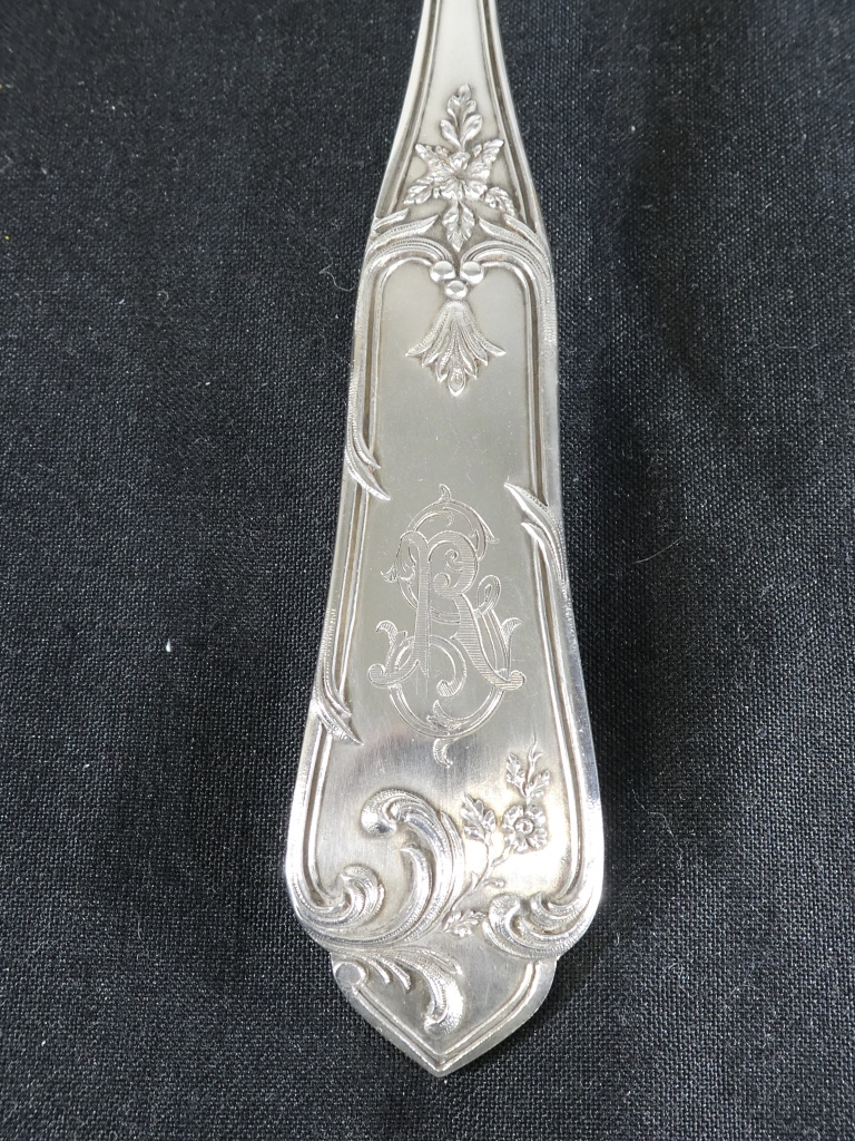 Boulenger Menager Model Louis XV In Silver Metal-photo-4