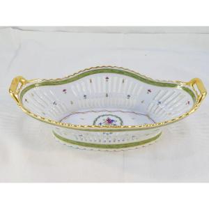 Limoges Haviland Old Paris Decor Centerpiece Basket
