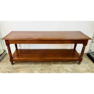 Table de DRAPIER en noyer