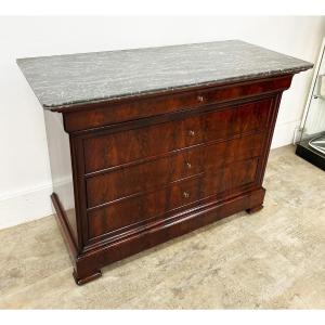 Commode époque LOUIS PHILIPPE en acajou