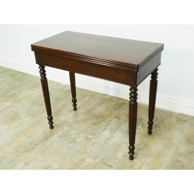 Louis Philippe Game Table In Mahogany 19th