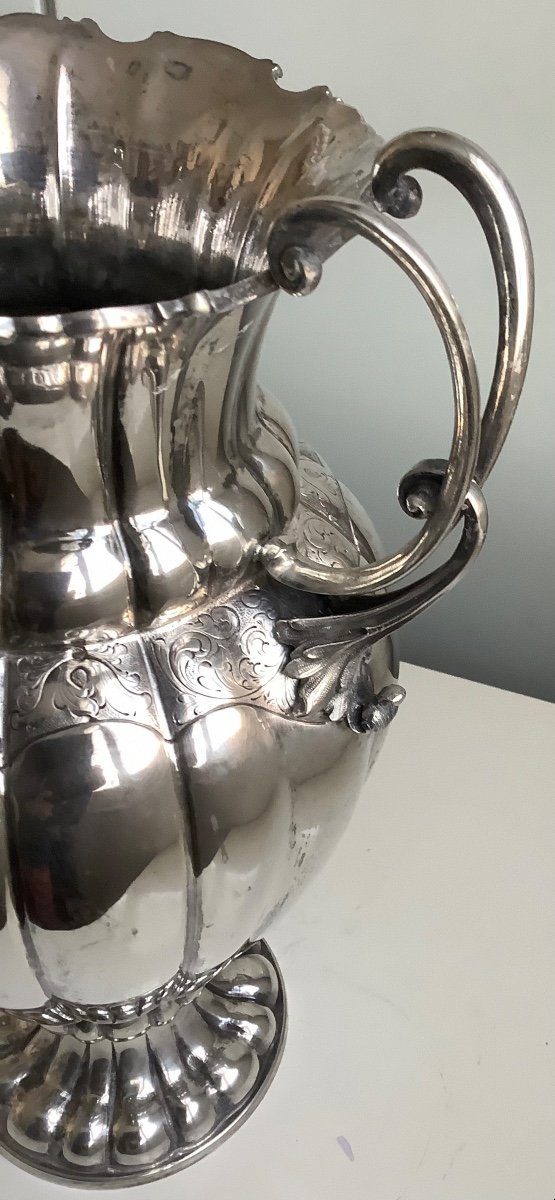 Large Silver Vase 1300g.-photo-3