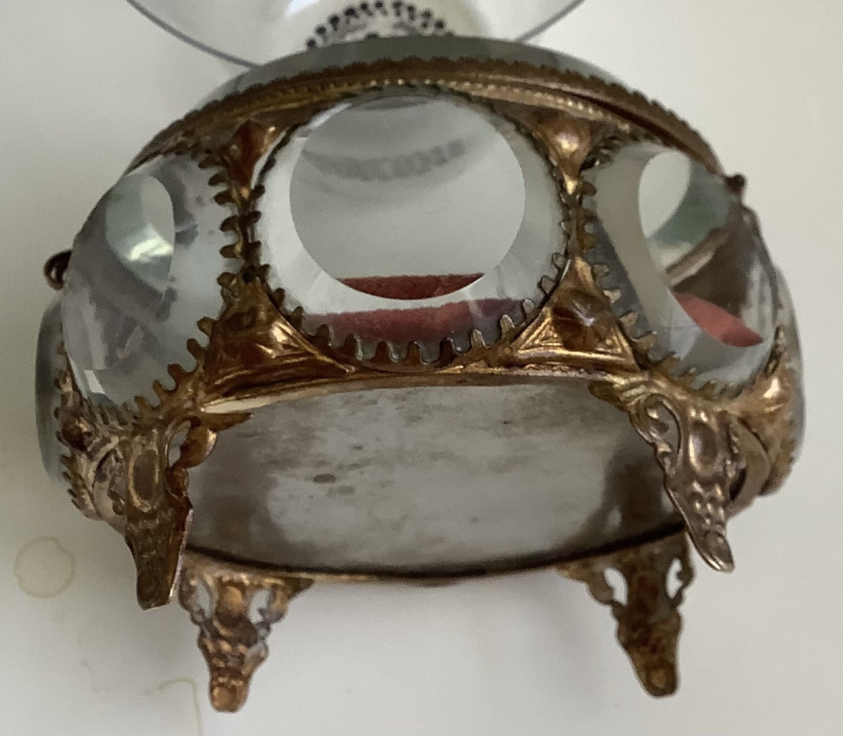 Coffret à Bijoux Verre Biseauté époque Napoleon III-photo-2