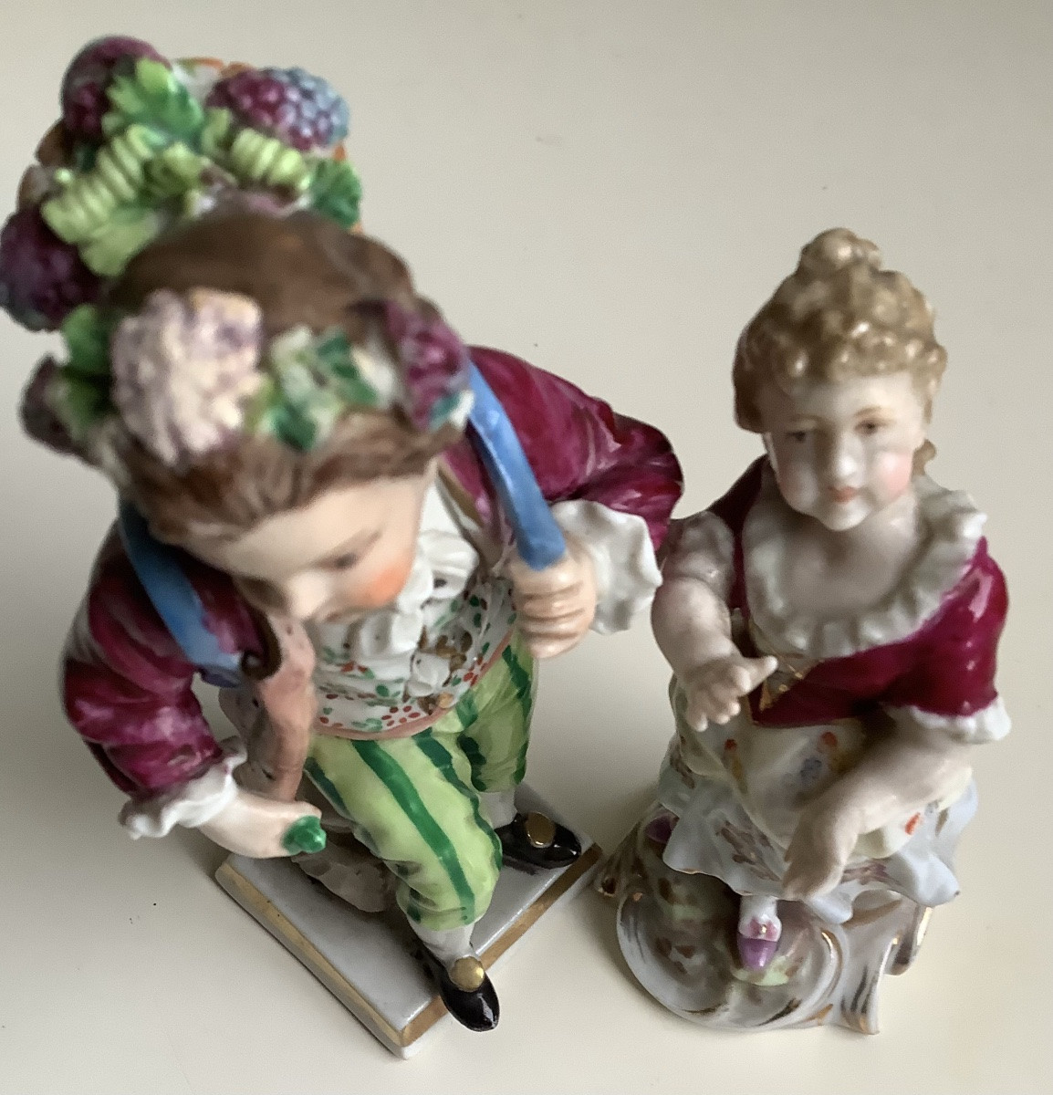 2 Porcelain Statuettes -photo-3