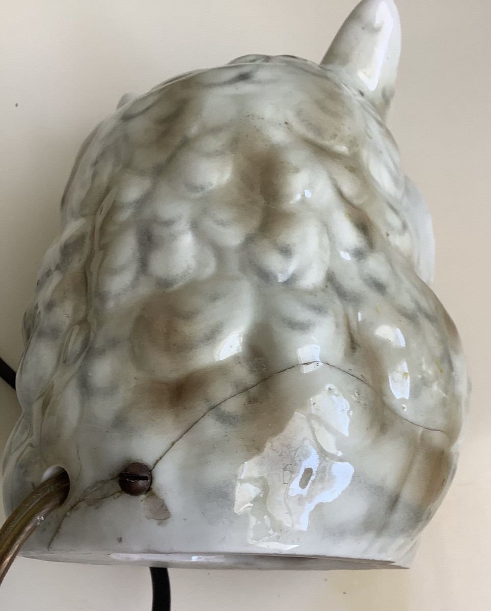 A Porcelain Owl Lamp-photo-4
