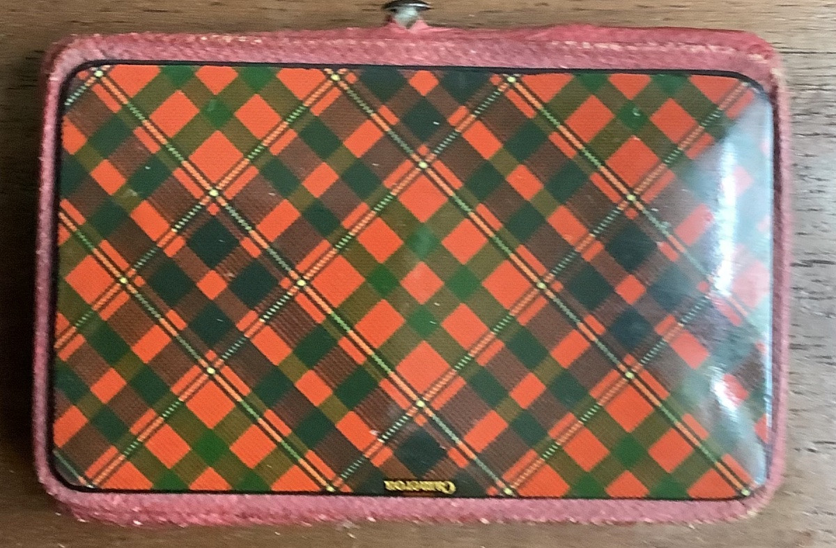Antique Scottish Tartan Wallet -photo-4