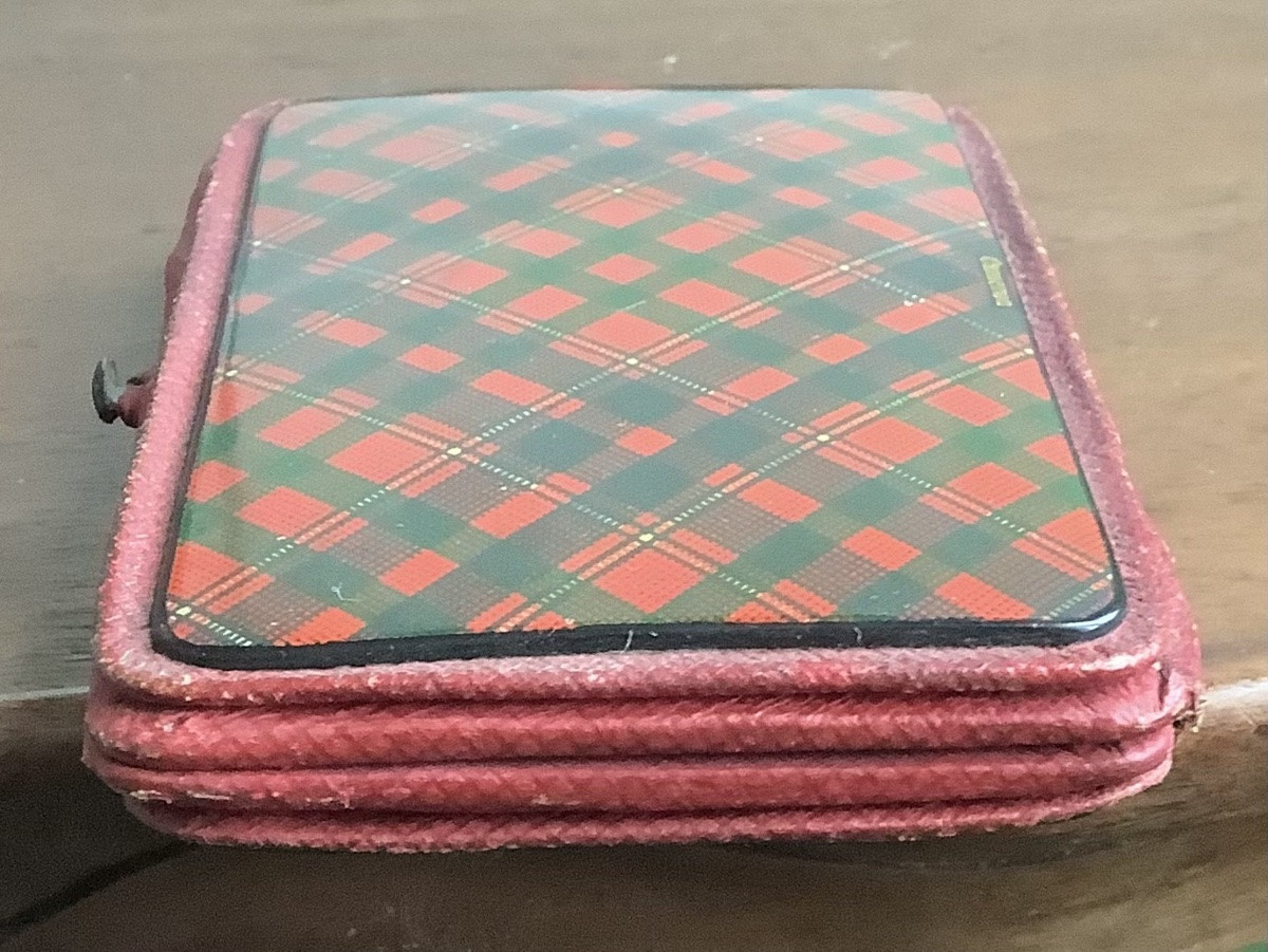 Antique Scottish Tartan Wallet -photo-1