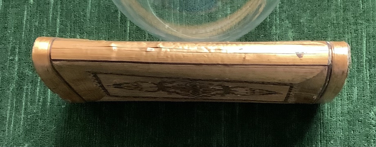 Étui cigarettes en marqueterie de paille-photo-6