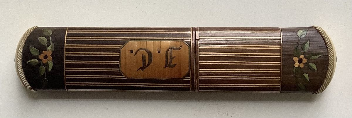 Straw Marquetry Case
