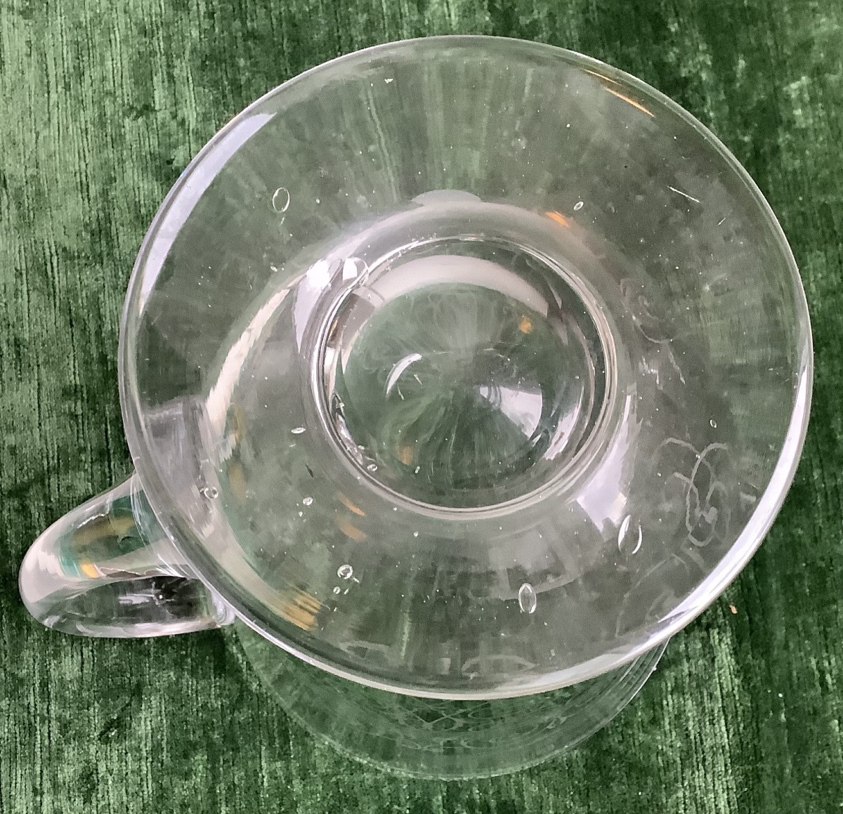 5 verres de vin cristal de Baccarat avec son pichet-photo-4