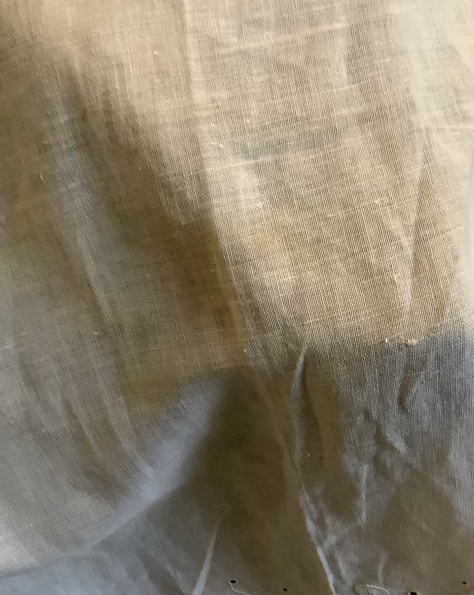 Une paire de rideaux incrustation de dentelle en coton-photo-5