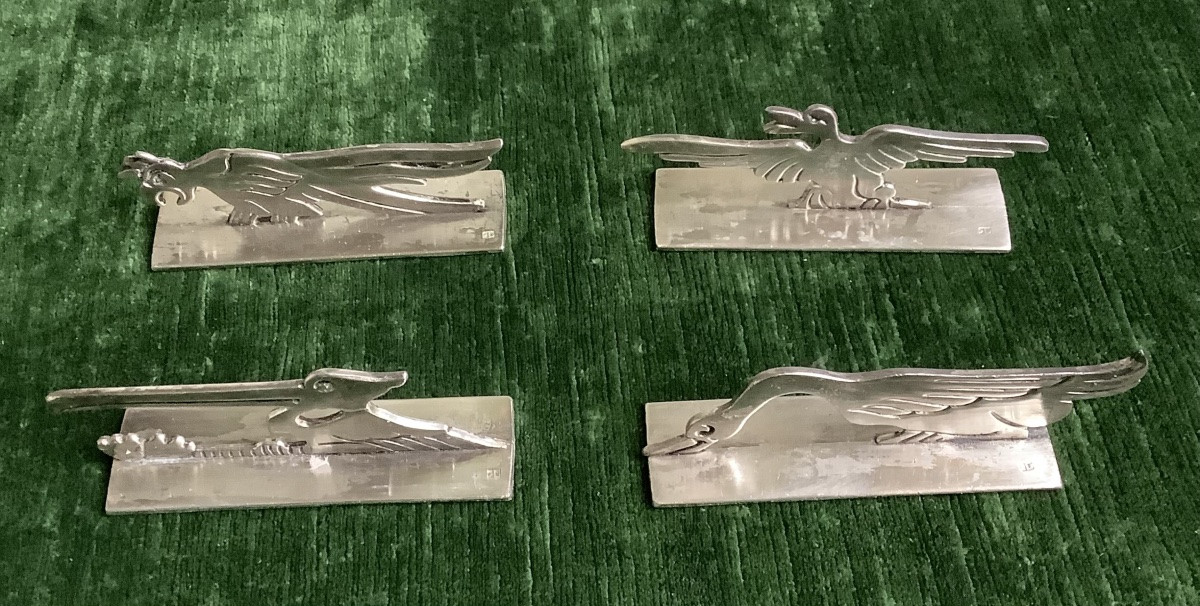 Coffret de 12 porte couteau dans le goût de Banjamin Rabier-photo-2