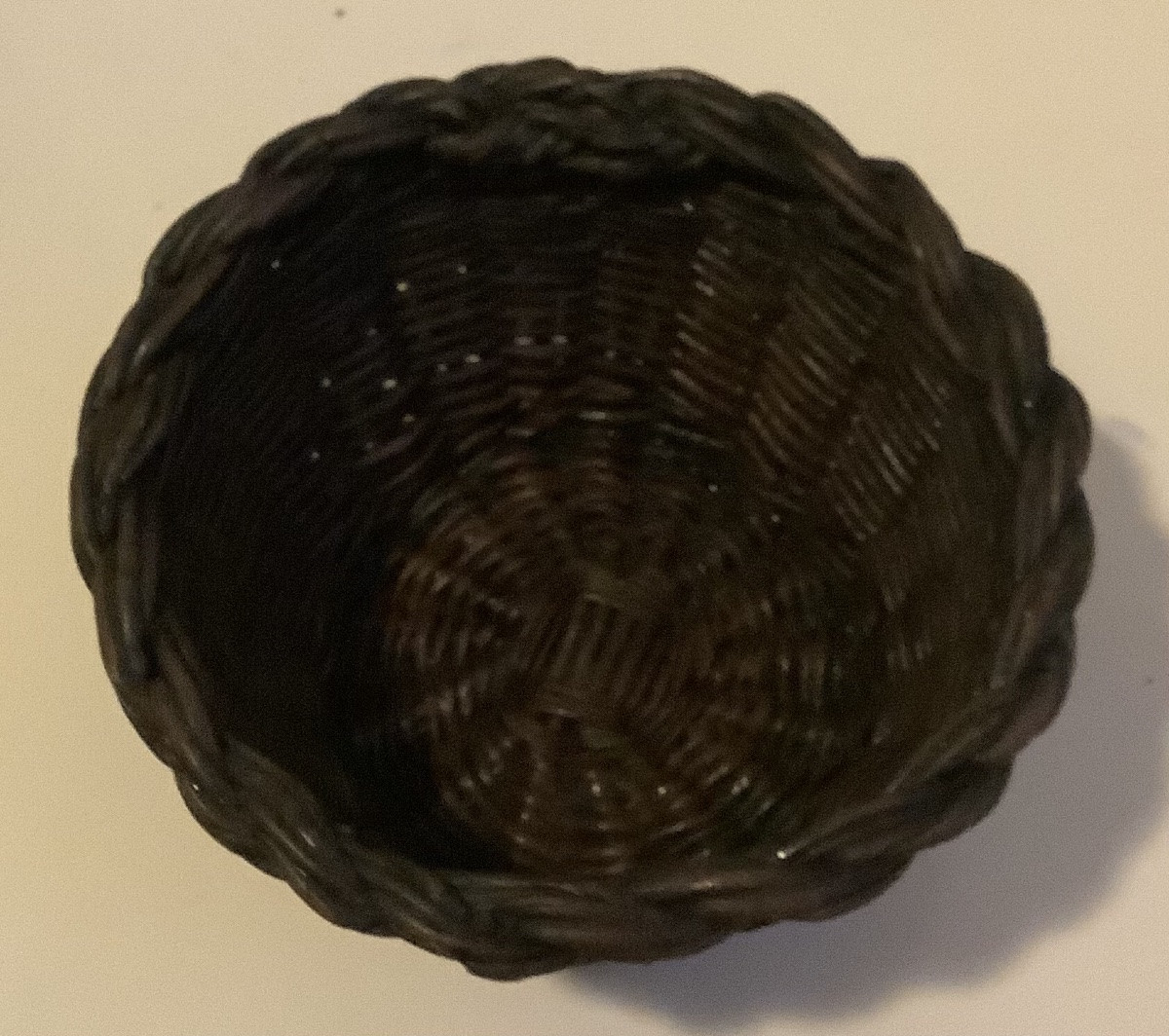 Panier tressé de bronze-photo-4