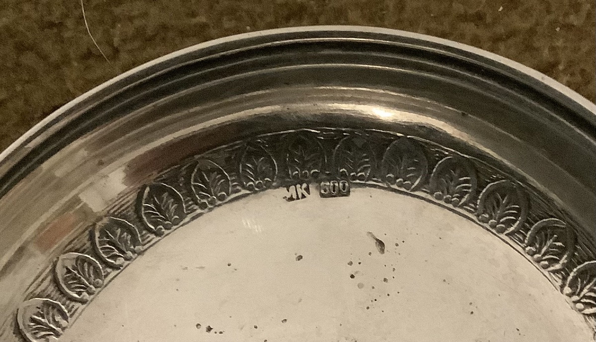 Une coupelle Turquie Ottomane en argent-photo-4