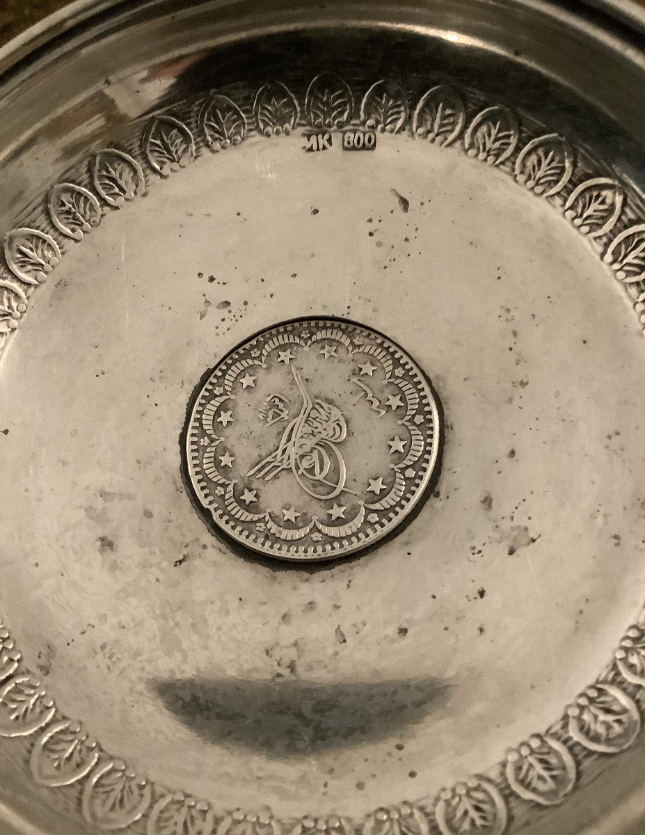 Une coupelle Turquie Ottomane en argent-photo-1