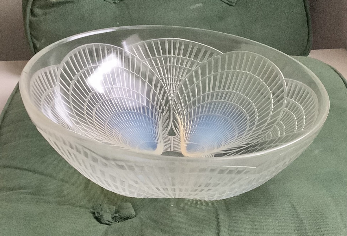 Bol coquillage opalescent Art Déco par René Lalique -photo-2