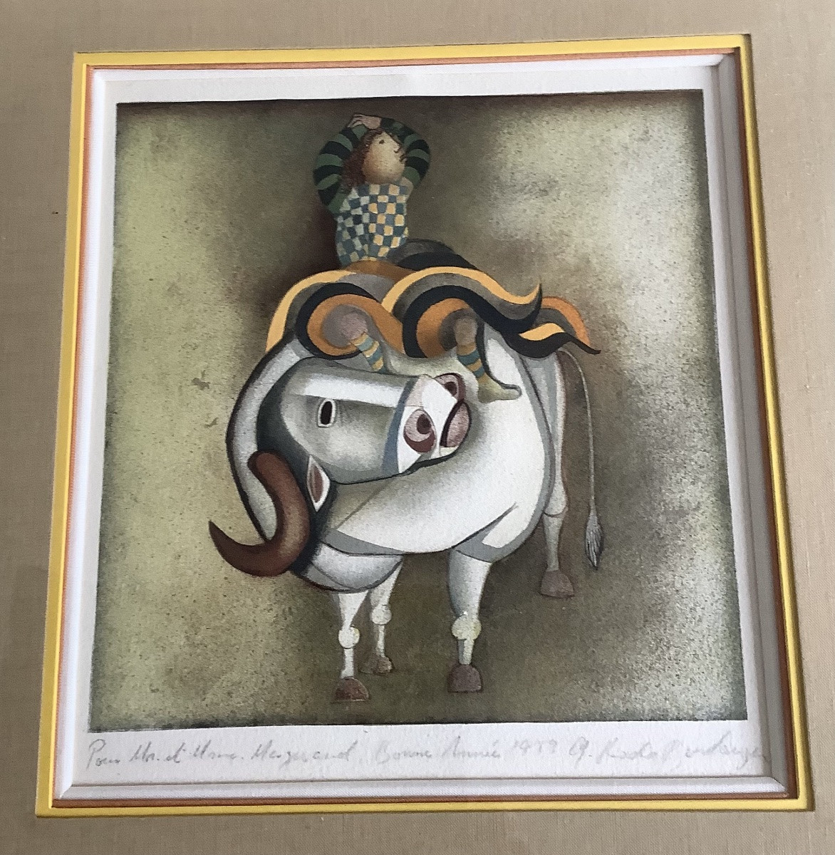 Lithographie  dédicacé et signée RODO BOULENGER GRACElLLA-photo-2