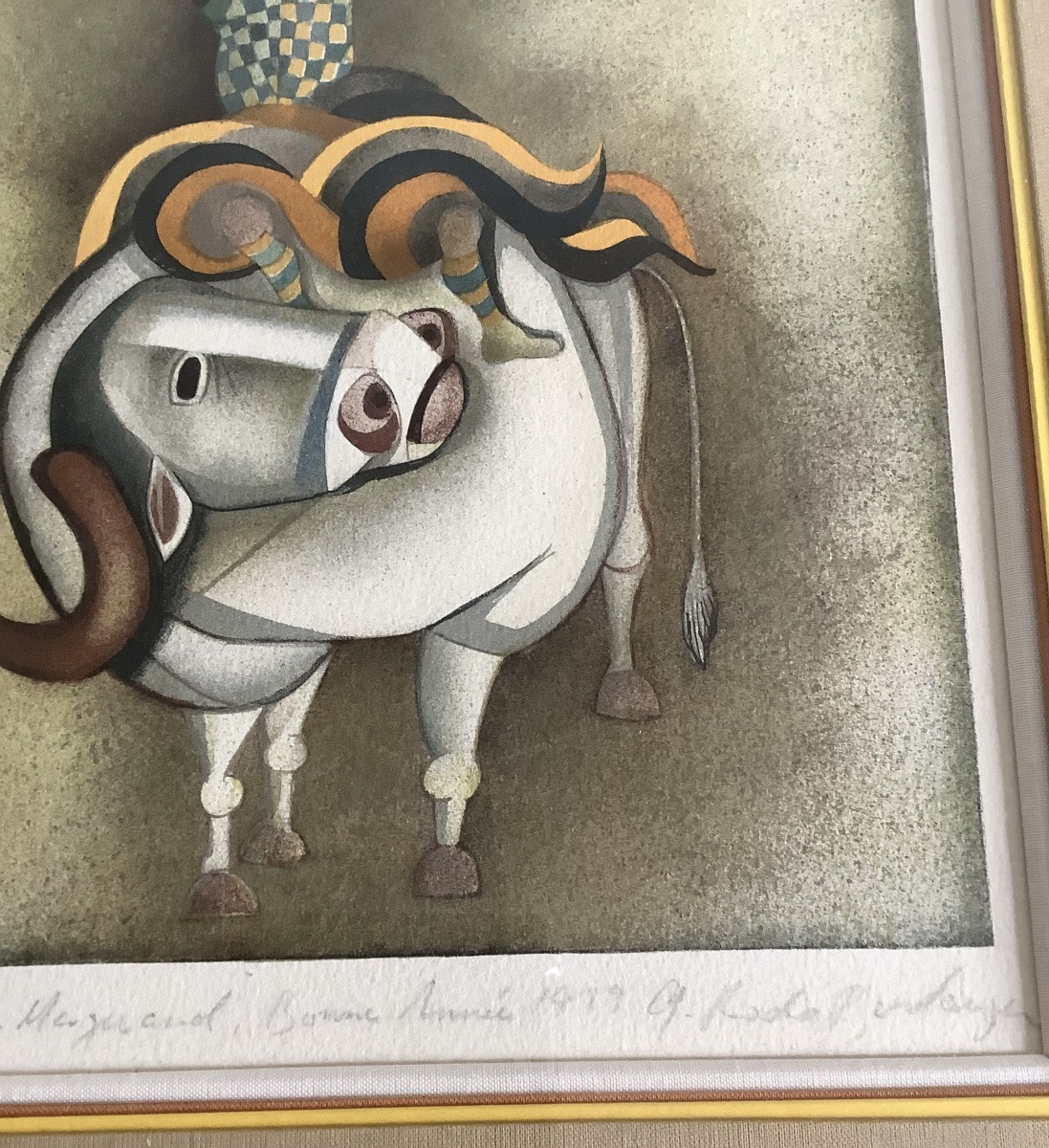 Lithographie  dédicacé et signée RODO BOULENGER GRACElLLA-photo-2