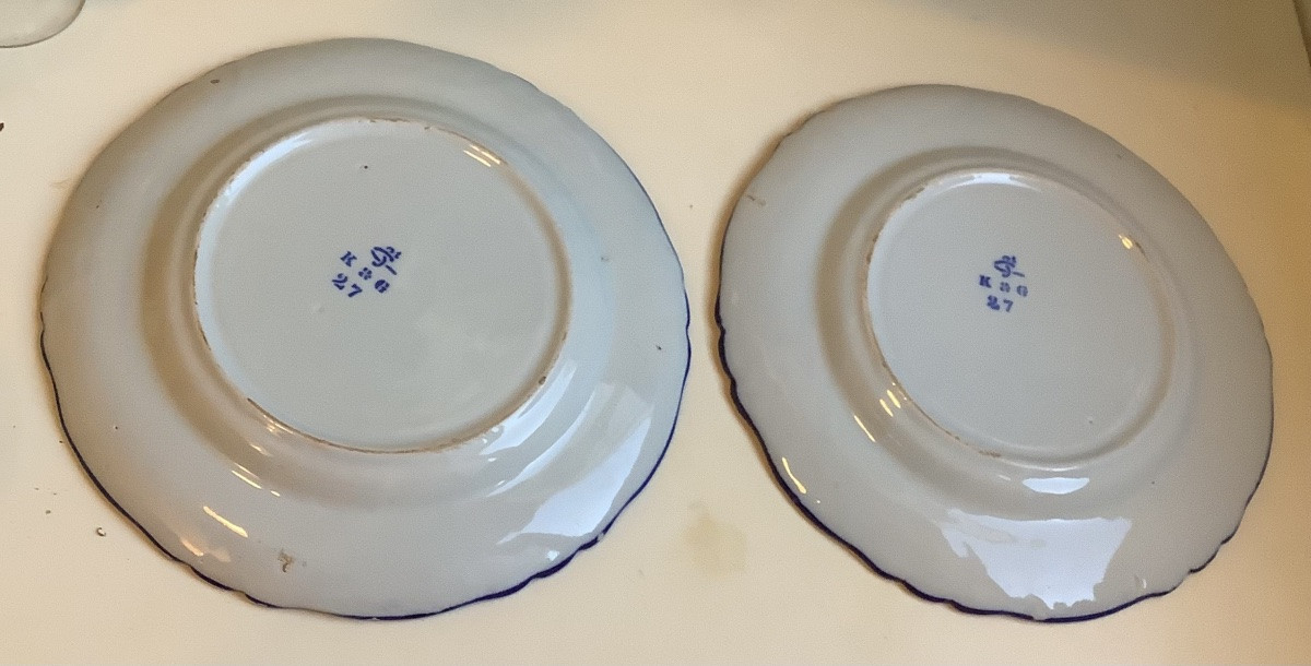 2 Assiettes St Clément personnage de Callot Fracasso commedia d’elle arte-photo-2