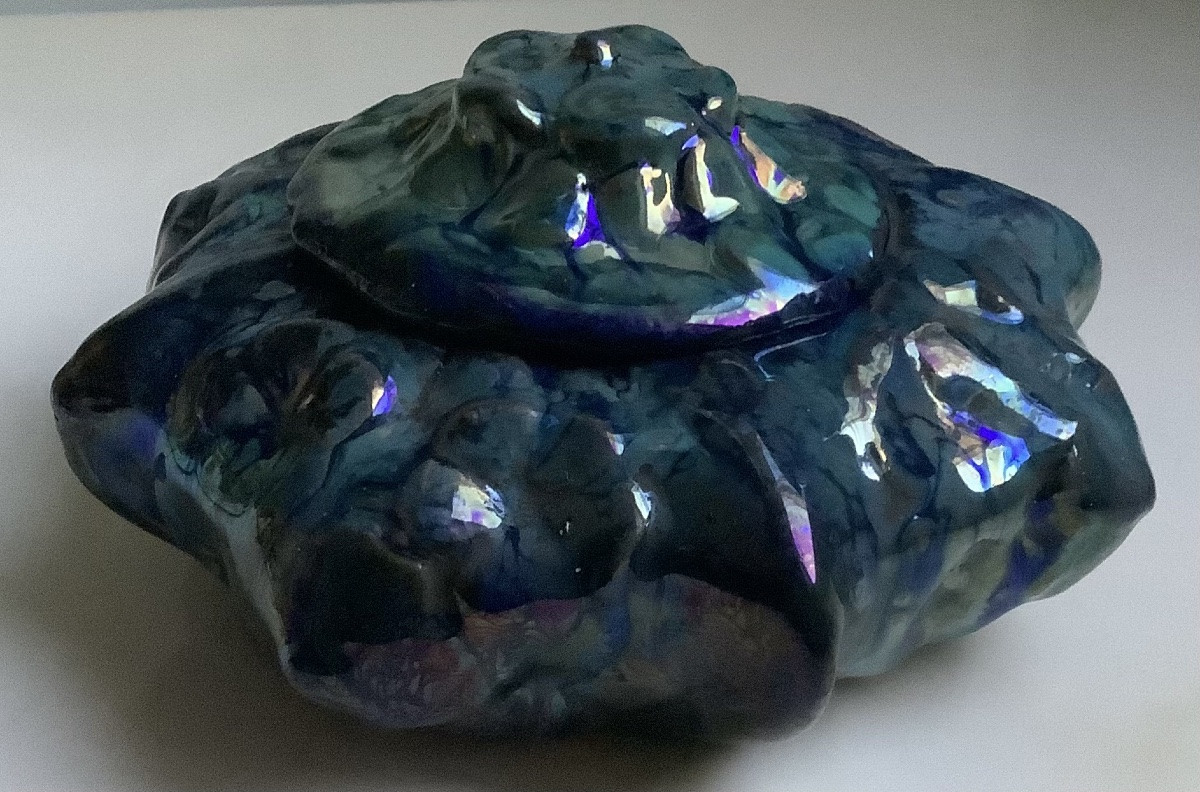 Stoneware Candy Dish From Rambervilliers-photo-2