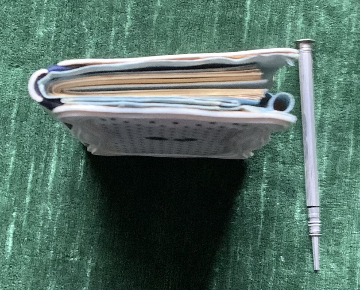 19th-century Notebook With Silver Pen-photo-4