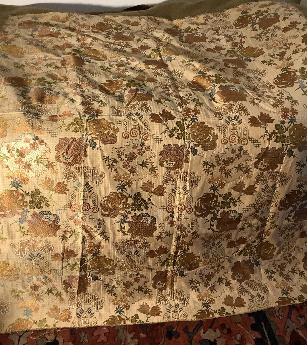 Damask Silk Fabric-photo-2