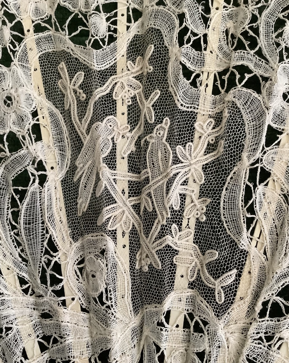 Éventail de Dechess monté en nacre-photo-1