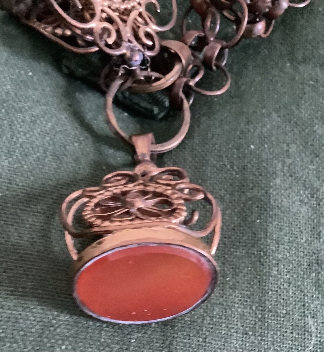 A Chatelaine With Key And Seals-photo-2