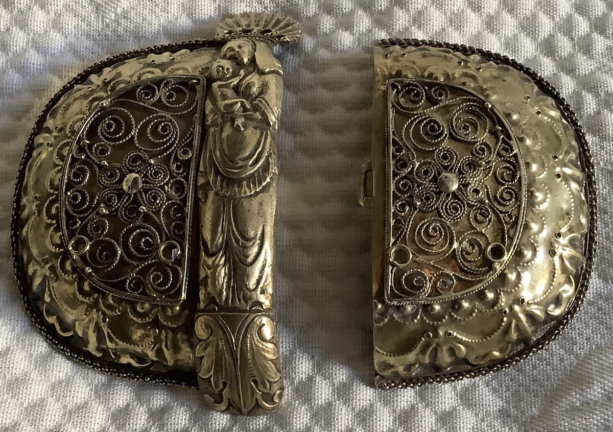 Boucle de ceinture en vermeil -photo-2