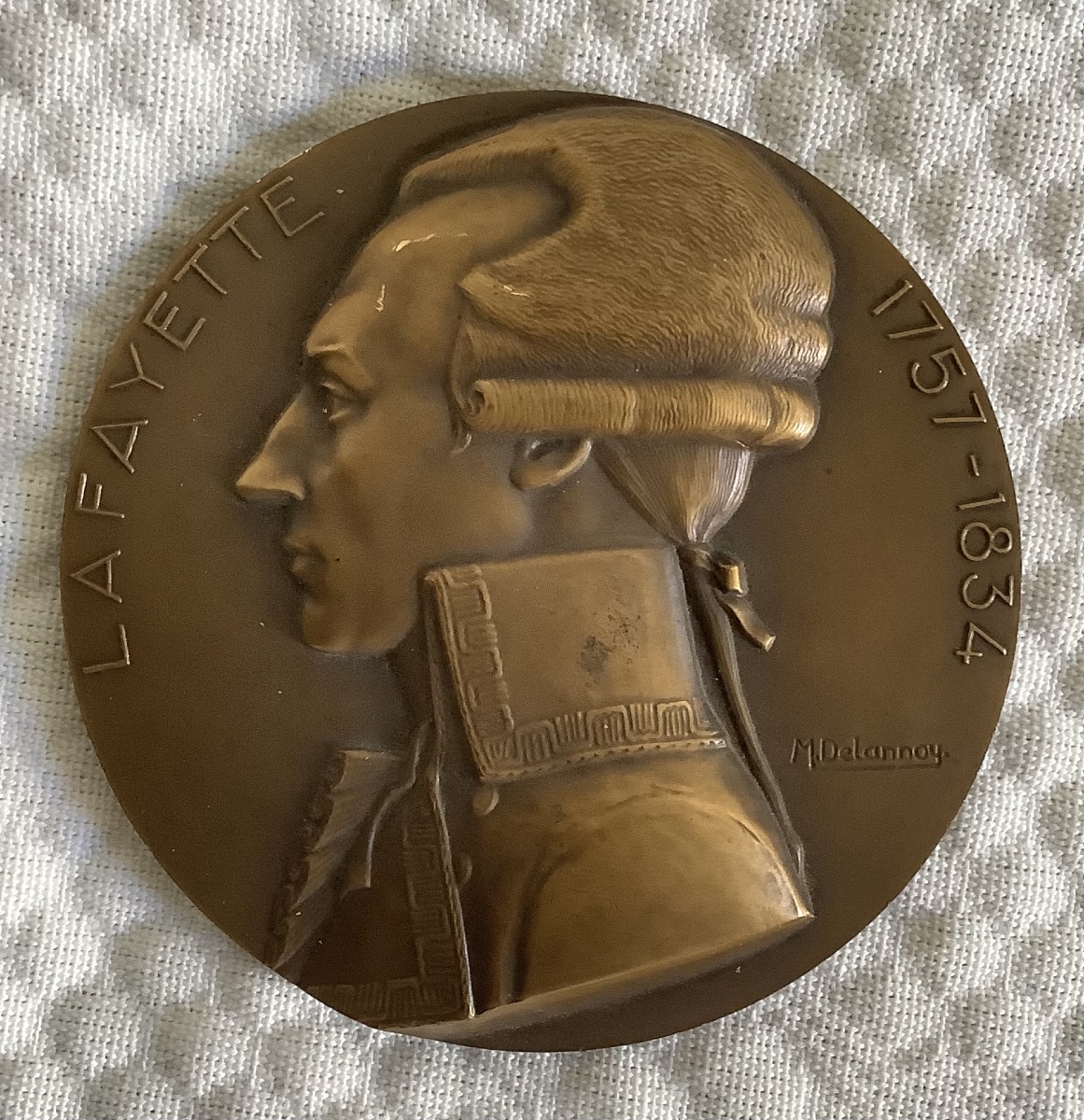2 Companie Général Transatlantique Bronze Medals-photo-2