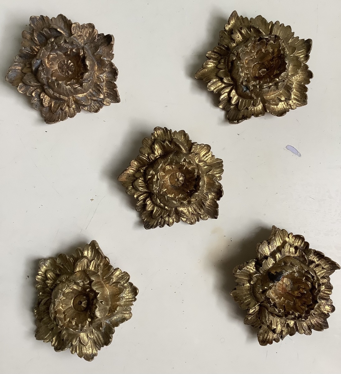 5 Bronze Ornaments