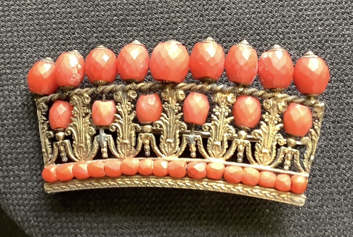 Broche decor de coraux 19 em siècle 