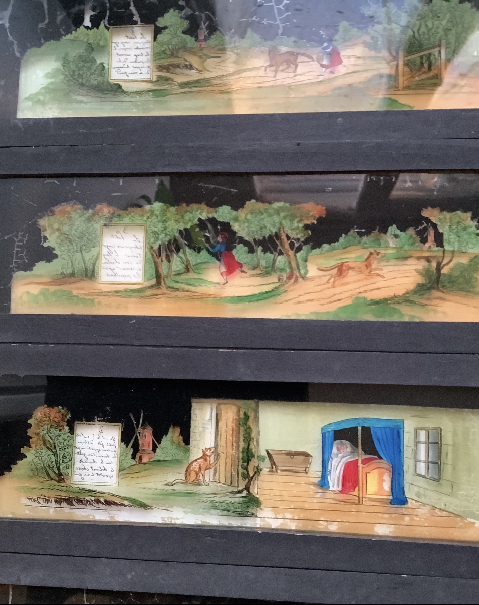 6 Glass Plates For A Magic Lantern - Chapron Rouge --photo-4