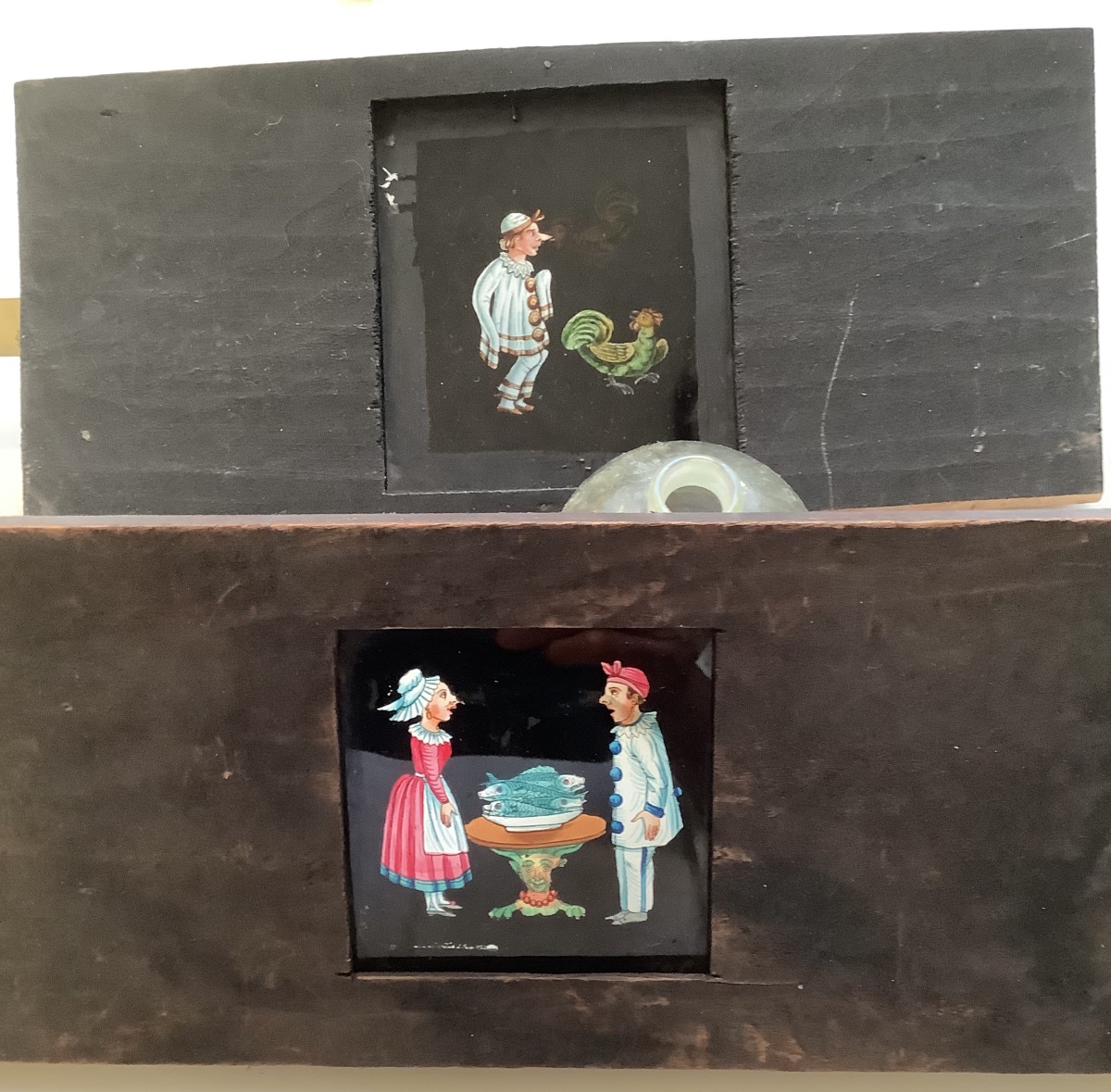 2 plaques de verre pour lantern magic-photo-3