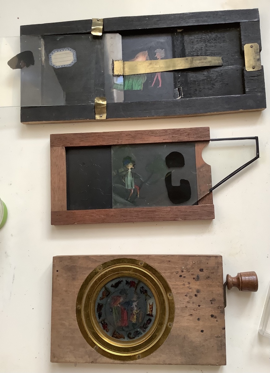 3 plaques de verre pour lantern magic-photo-4