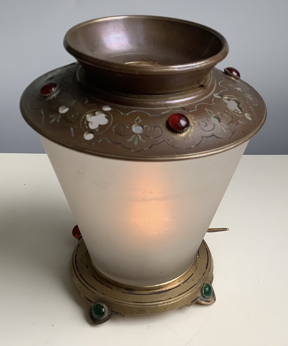 Photophore en bronze 1900-photo-2