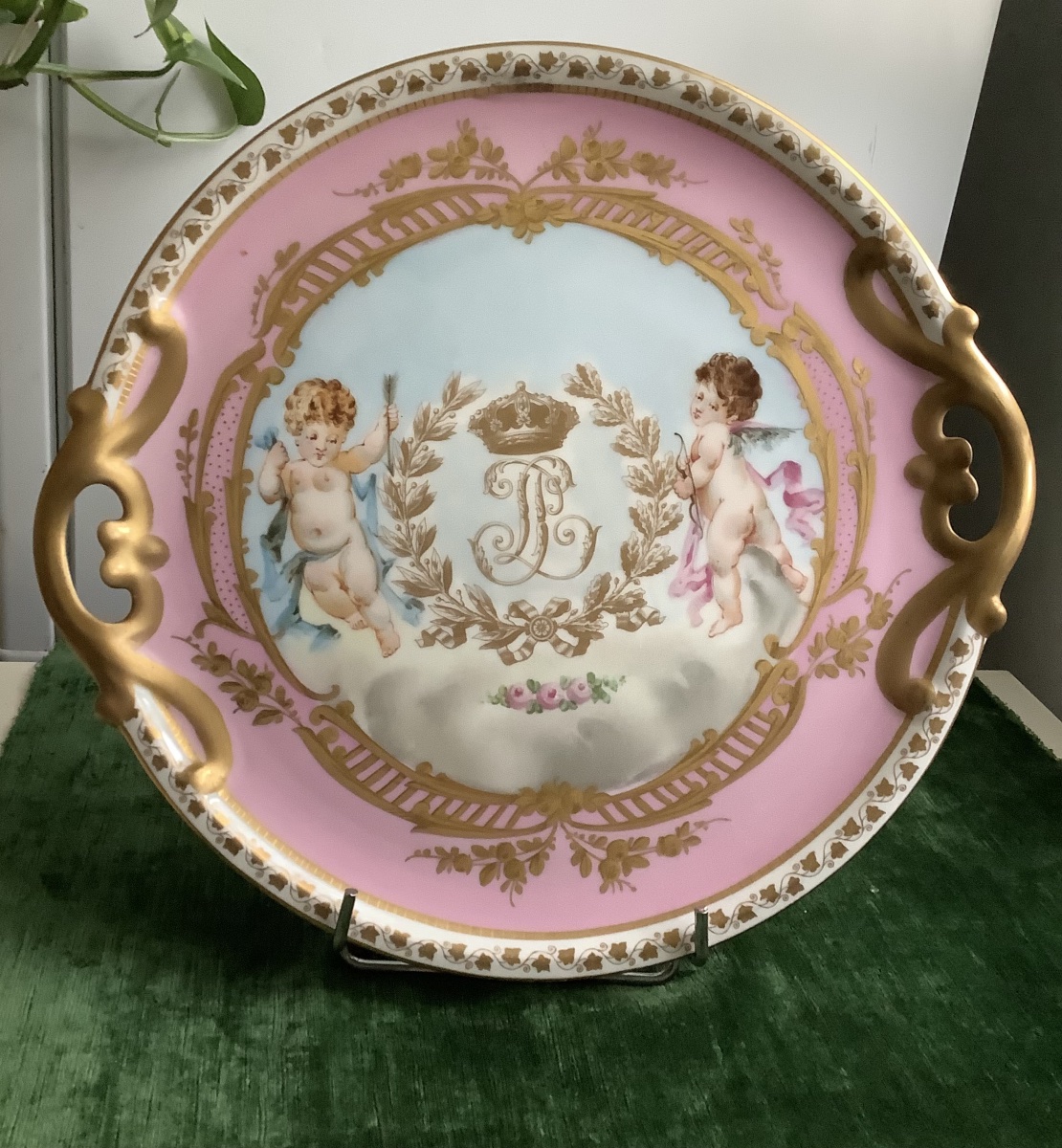 A Sèvres Porcelain Plate Decorated With Two Children-photo-2