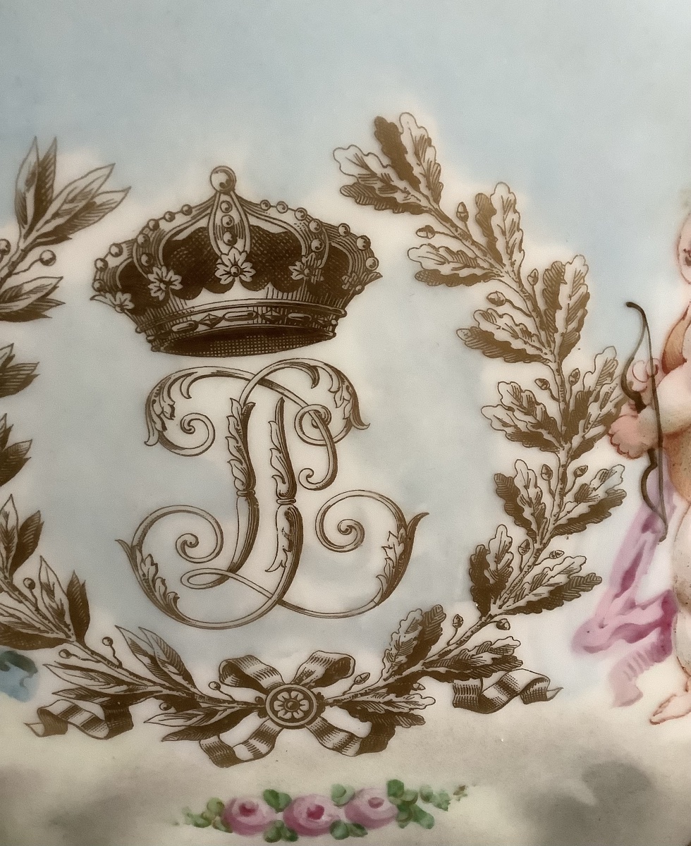 A Sèvres Porcelain Plate Decorated With Two Children-photo-1