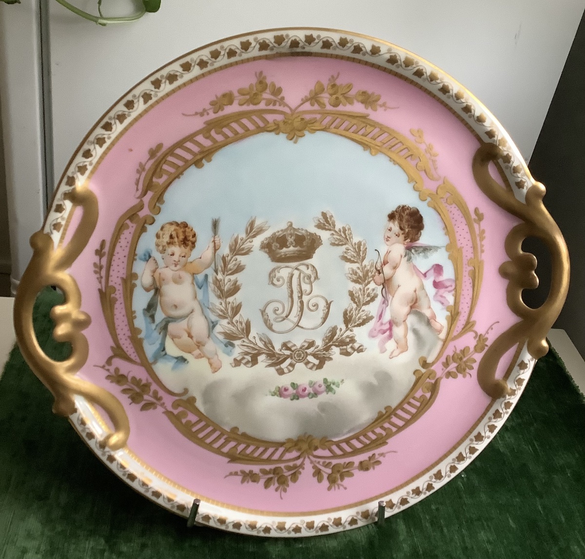A Sèvres Porcelain Plate Decorated With Two Children