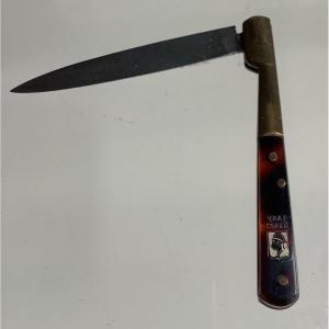 A Penknife In Enamel Corsican Decor