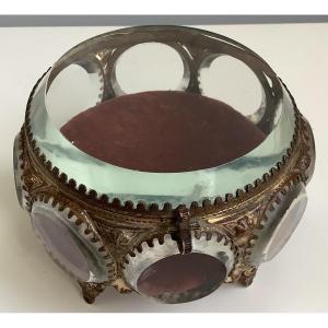 Coffret à Bijoux Verre Biseauté époque Napoleon III