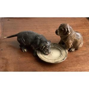 Vienna Bronze Dogs