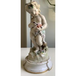 Meissen Porcelain Statuette From The 19th Century 