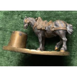 Bronze Knight Statuette