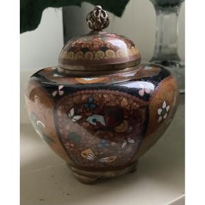 Pot cloisonné époque Meiji ( 19 em siècle ).
